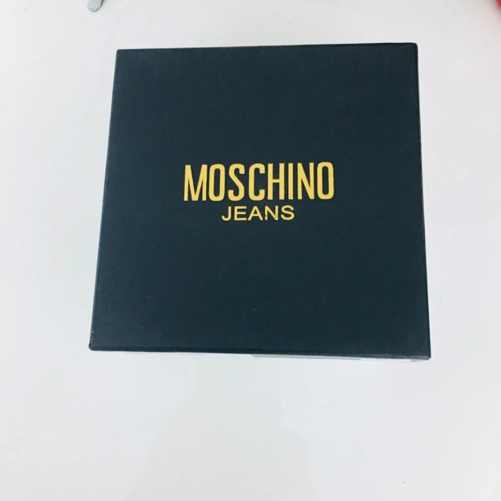 MOSCHINO JEANS BELT PINK PATENT LEATHER WOMEN SIZE-100